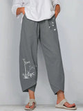 Tiveli Floral Wide-Leg Trousers – Effortless Boho Comfort, All Day Long