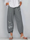 Tiveli Floral Wide-Leg Trousers – Effortless Boho Comfort, All Day Long